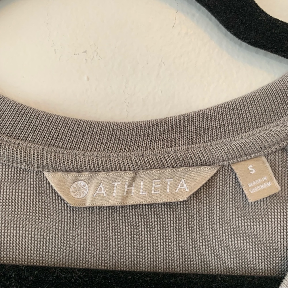 Athleta Serenity Modal Blend Criss Cross Pullover Sweatshirt - Picture 5 of 9